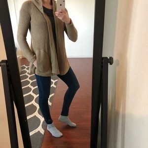 Anthropologie • Sparrow Brown Hooded Tunic Medium